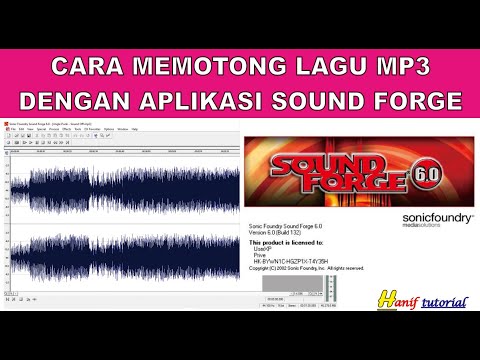 Video: Cara Memotong Suara Di Sound Forge
