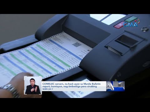 COMELEC servers, na-hack ayon sa Manila Bulletin report; komisyon, nag-iimbestiga... | Saksi