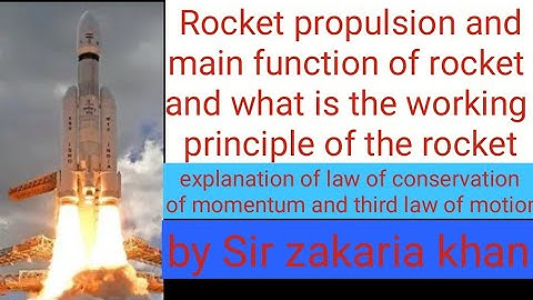 Rocket propulsion first year physics chapter 3||by sir zakaria khan @TCMViralVideo95 