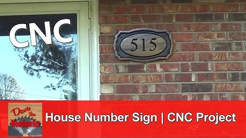 Making a House Sign on the X Carve CNC