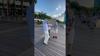 Future Vibes ✨ Marina Bay Promenade 🩵 #galiendiary #travelshorts #singapore