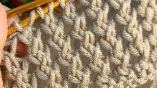💥💥Gorgeous easy two needle knitting pattern#onlineannatim #crochet #knitting #örgü