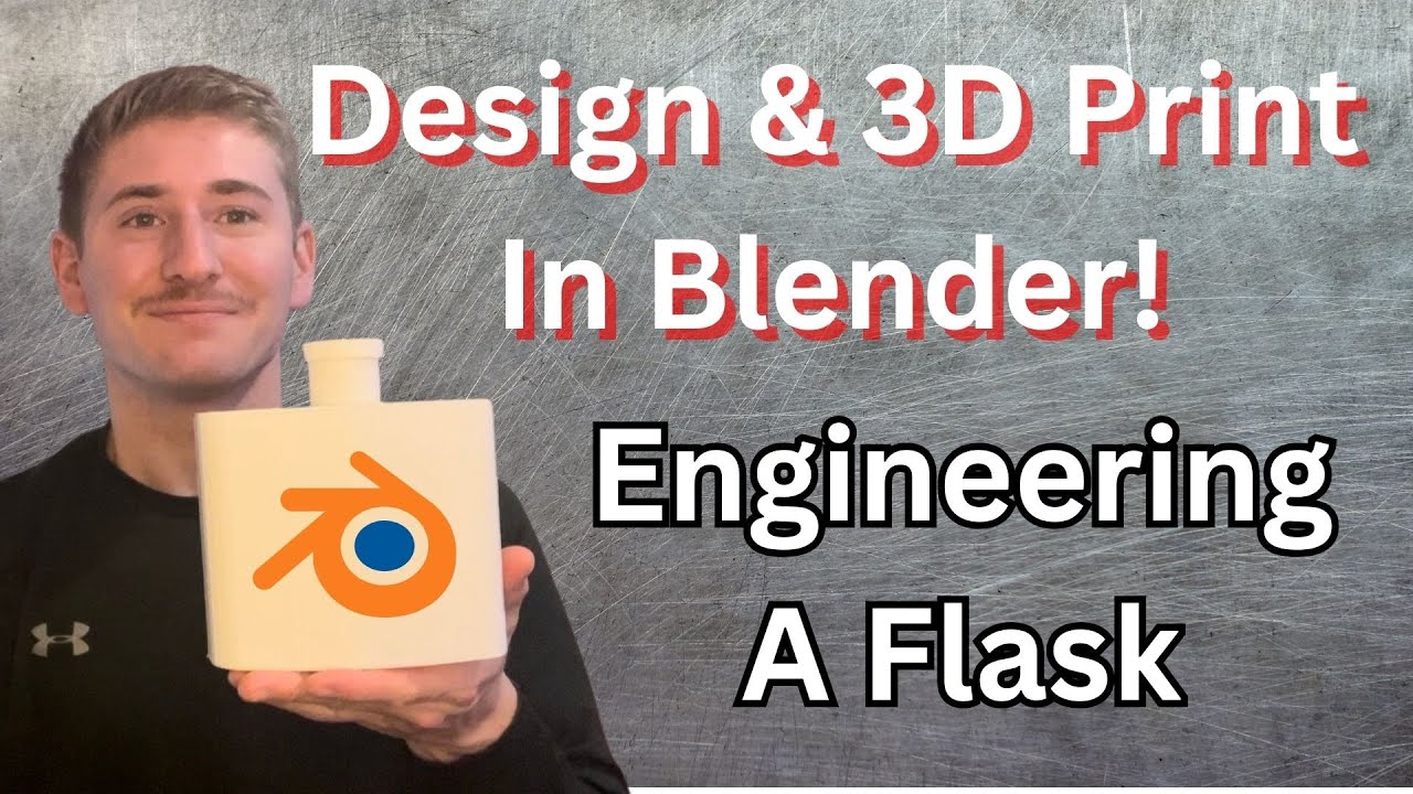 Design & 3D Print in Blender - Flask Tutorial - YouTube