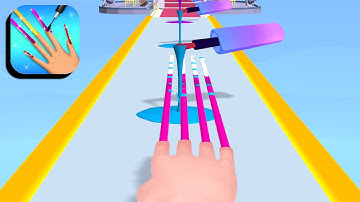 Nail Art Run 👸🌈💅 Gameplay (Android, iOS) All Levels NAR1GP5