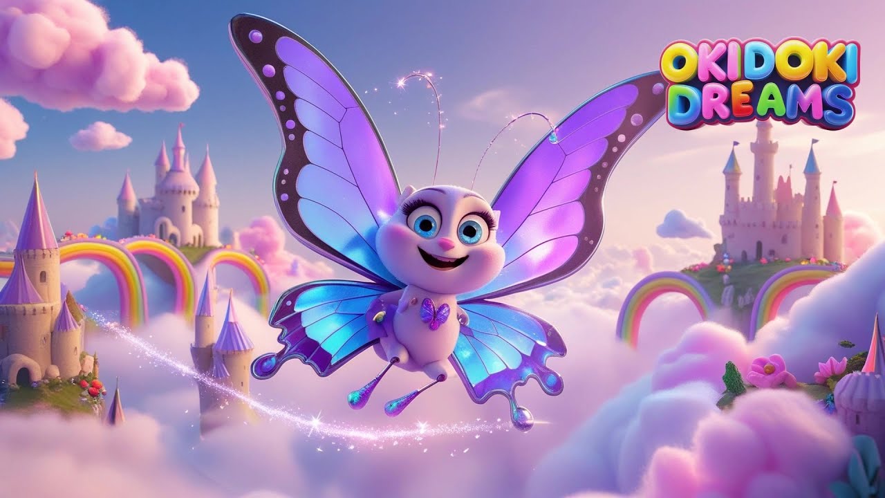 🎨 Fly, Little Butterfly Sky | Learn the Colors of the Rainbow