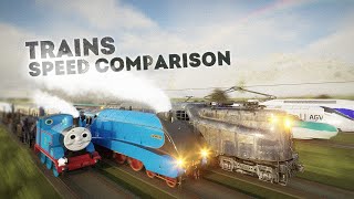 SPEED COMPARISON 3D | Trains 🚂 screenshot 5