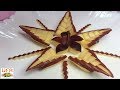 Great Design Of Apple Carving & Cutting Garnish – Art In Apple Carving & How To Cut Apple.