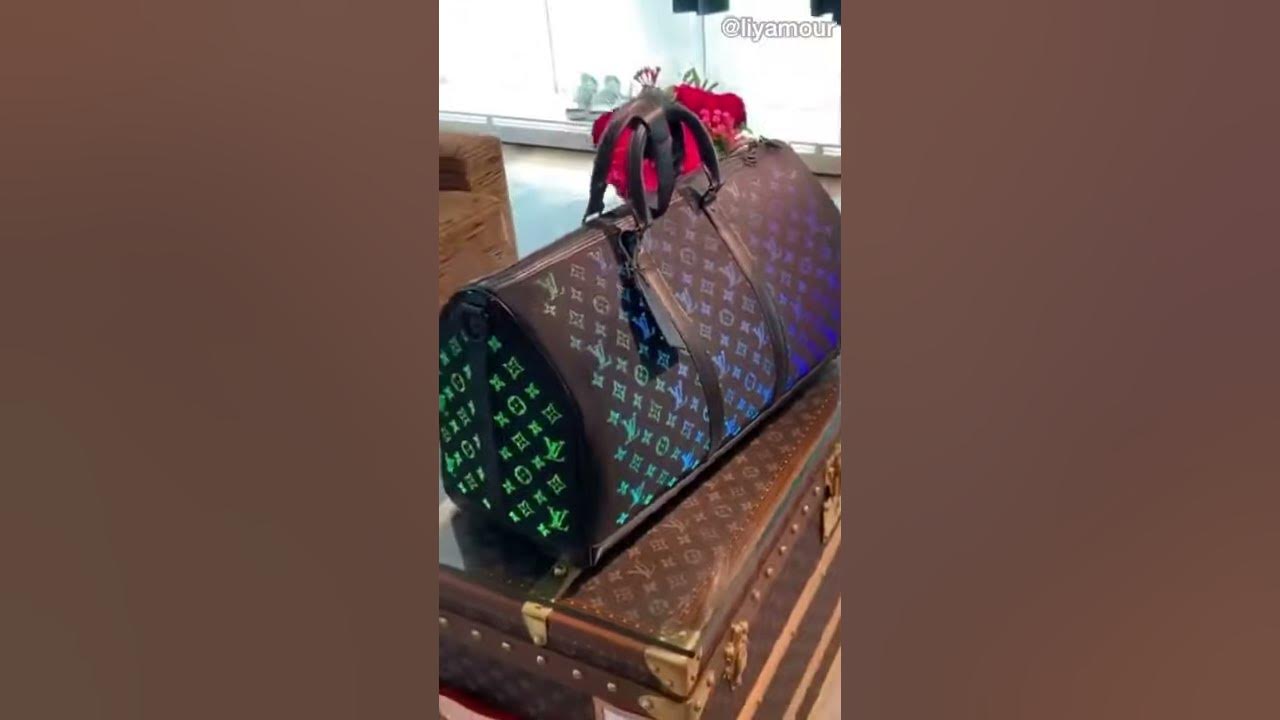 Louis vuitton keepall bag with LED lights 