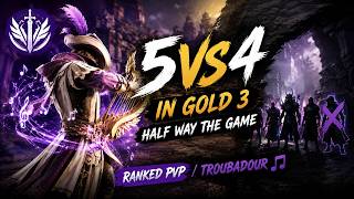 5v4 Halfway Through the Game in Gold 3 | GW2 Ranked PvP