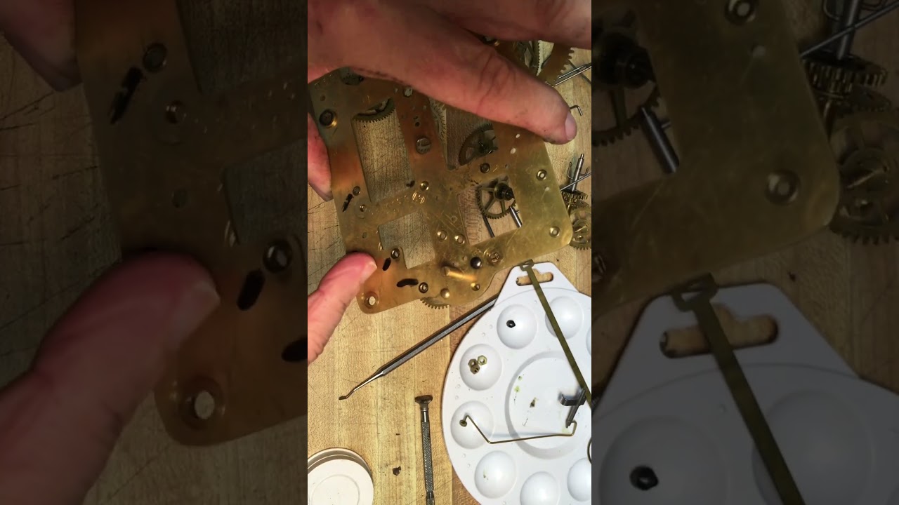 Wore out clock movement repair #2