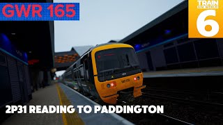 2P31 Reading to London Paddington | Class 165 GWR Train Sim World 6 #train #trainsimworld6 #ps5