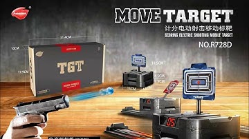 TGT moving targets - cool target system for practical shooting  #nerf #airsoft