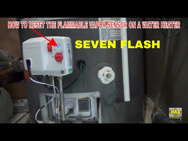 How To Reset Flammable Vapor Sensor on Water Heater Hảo Auto Mechanic -  YouTube