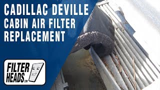 How to Replace Cabin Air Filter 2002 Cadillac Deville | AQ1035