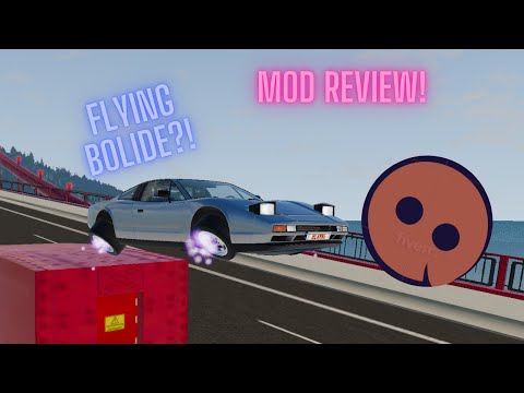 Insane Flying Bolide Mod?! - BeamNG.drive Mod Review!