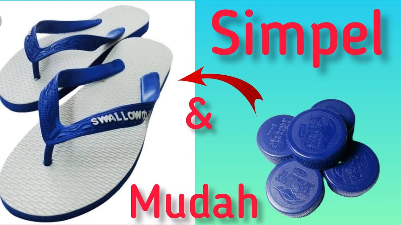 IDE KREATIF DARI TUTUP BOTOL BEKAS !! CARA MEMPERBAIKI SANDAL JEPIT