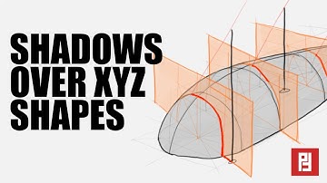 Casting Shadows on X-Y-Z Shapes and Curved Forms