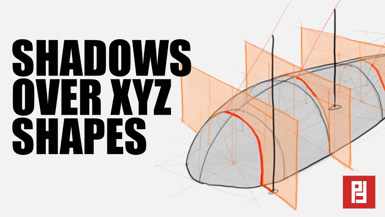 Casting Shadows on X-Y-Z Shapes and Curved Forms - YouTube