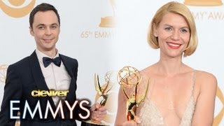 2013 Emmys Lead Actor & Actress Winners - Claire Danes, Jim Parsons, Jeff Daniels