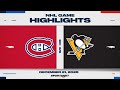 NHL Highlights: Penguins Beat Canadiens 4-3 π