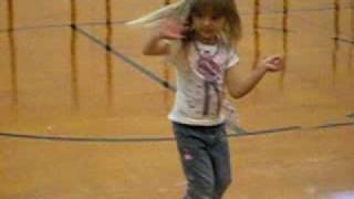 October 2008 Lil Showgirl Dance Routine Practice