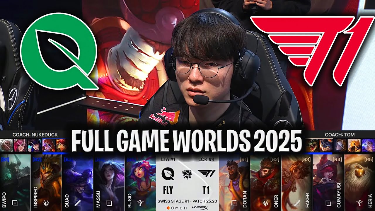 BWIPO MORDEKAISER! VS T1 | T1 vs FLY WORLDS 2025 SWISS STAGE DAY 1