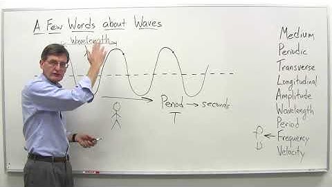 A few words about waves part 1   Stanford University   Coursera