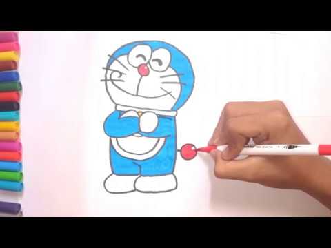  Cara menggambar Doraemon  Hand ART YouTube