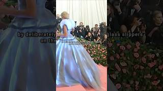 Leaving the glass slipper behind was intentional 👏💎✨ #fashion #runway #model #metgala #zendaya