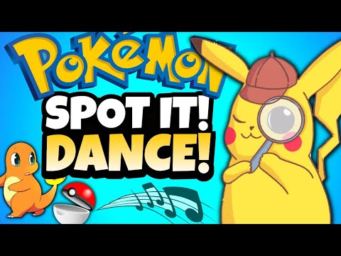 Pokemon Spot it & Dance | Brain Break | Freeze Dance | Just Dance