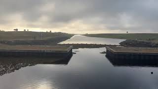 Larger Florida canal, spillway, sluice gate