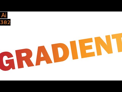 How to add a gradient to text in Adobe Illustrator
