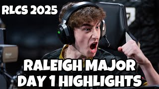 RLCS 2025 RALEIGH MAJOR DAY 1 HIGHLIGHTS! | B STREAM MATCHES!