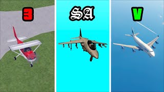 How to get all Planes in GTA Games? (All Locations)