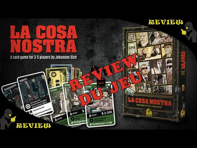 présentation du jeu de stratégie Mafia Nostra