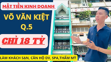 Bán nhà Quận 5- mặt tiền Võ Văn Kiệt- cho thuê kinh doanh 40-80 triệu/tháng, gía 18 TỶ. TL nhẹ.