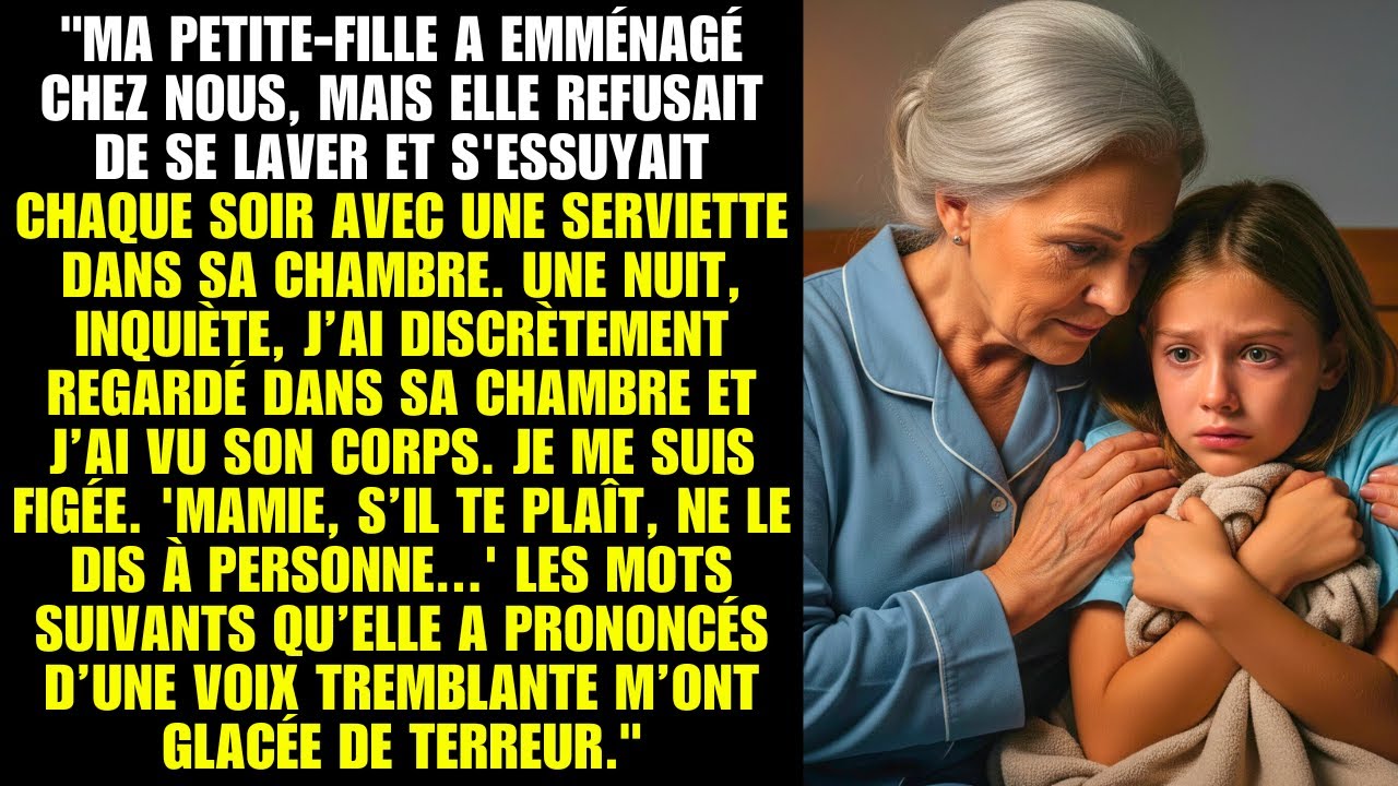 Ma petite-fille m’a glacée avec ses mots pleins de peur