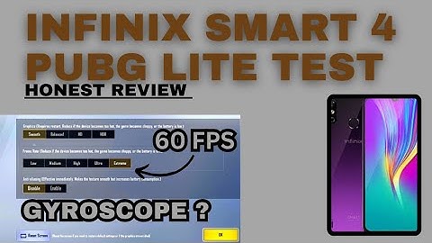 Infinix Smart 4 PUBG Lite Test - Gyroscope?