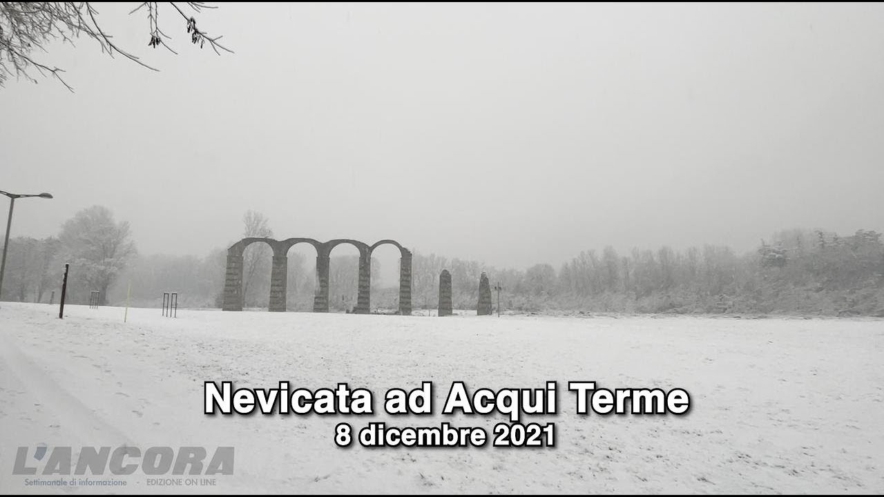 Acqui Terme - Nevicata dell'8 dicembre 2021