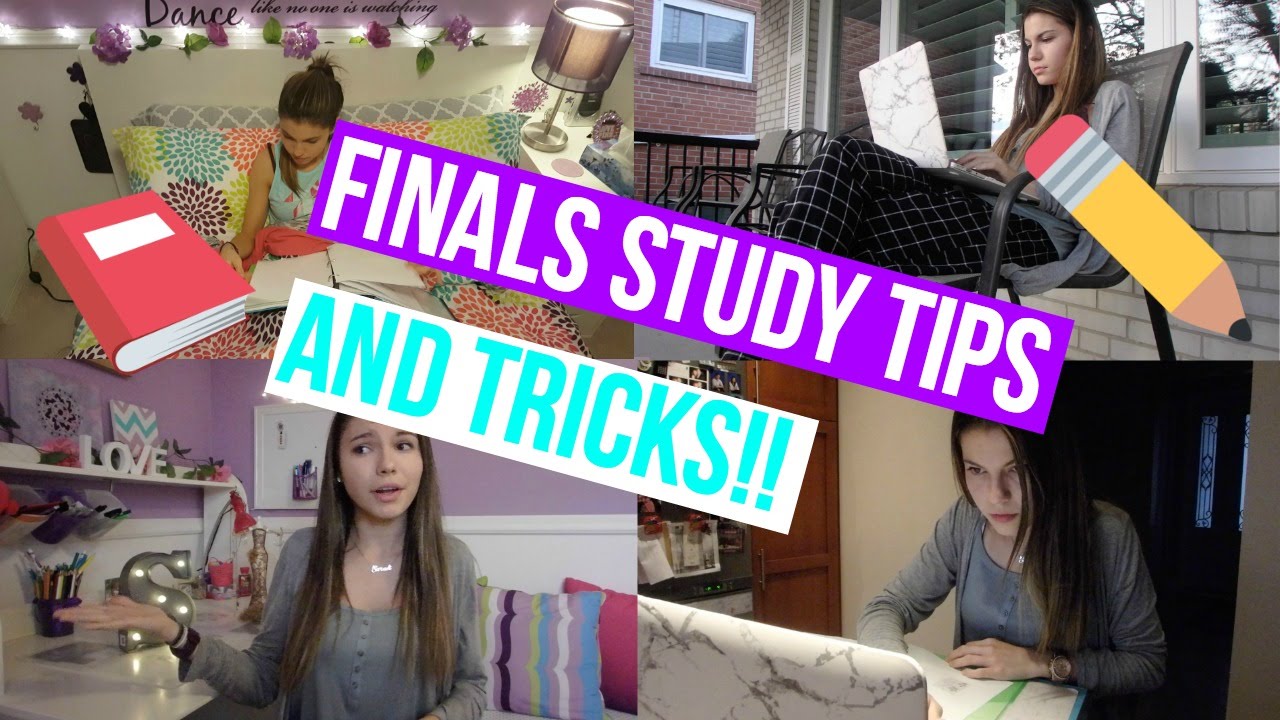 EXAM STUDYING TIPS! | HOW TO STUDY FOR FINALS!! - YouTube