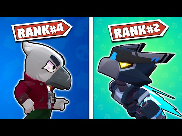 The Best Crow Skin In Brawl Stars Ranking Them All Youtube - oster crow brawl stars