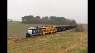 York Railway Loaded Coal Extras with Old School Geep Power
