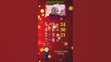 #iqtest #braintest #mathstricks #shorts #shortsfeed #viral #trending