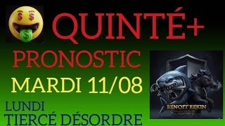 Pronostic Pmu Quinté Du Jour Mardi 11 Aout 2026