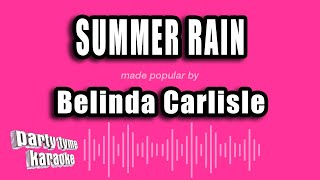 Belinda Carlisle - Summer Rain (Karaoke Version) - YouTube