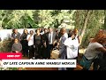 Send off of late captain anne wambui wambui mokua