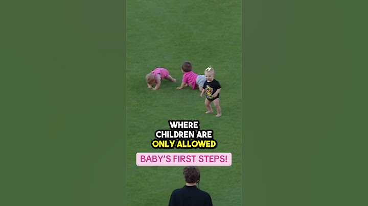 The baby was disqualified for standing