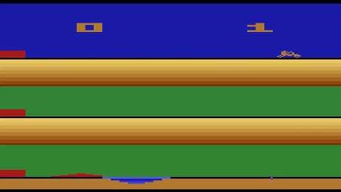 ATARI 2600 Daredevil Stunt Cycle Hack 2003 James Francis 4K HOMEBREW
