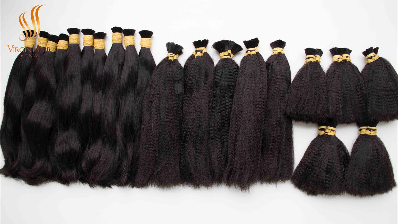 Unprocessed Raw Virgin Bulk Human Hair Extensions | Virgin Hair Vietnam