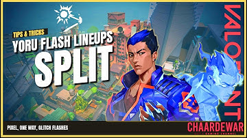 YORU One Way Flash lineups on SPLIT | 13 YORU Flashes You NEED To Use | Valorant Flash Guide
